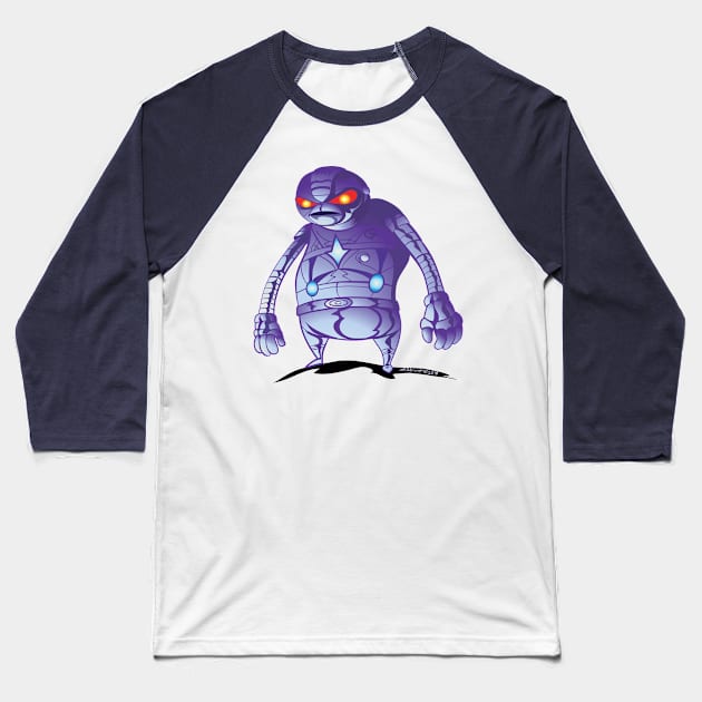 Robot X-G Baseball T-Shirt by RickLucey